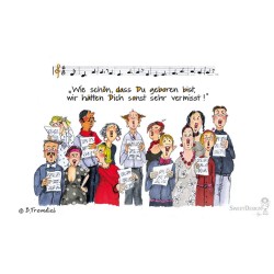 Frühstücksbrettchen Barbara Freundlieb Schön das Du geboren bist