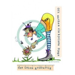 Künstler-Karte B. Freundlieb Die kleinen Dinge