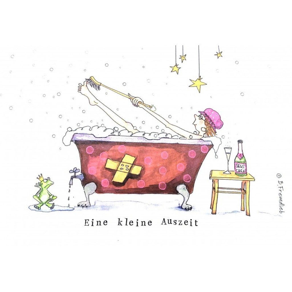 Künstler-Karte B. Freundlieb Kleine Auszeit Künstler-Karte B. Freundlieb Kleine Auszeit