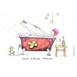 Künstler-Karte B. Freundlieb Kleine Auszeit