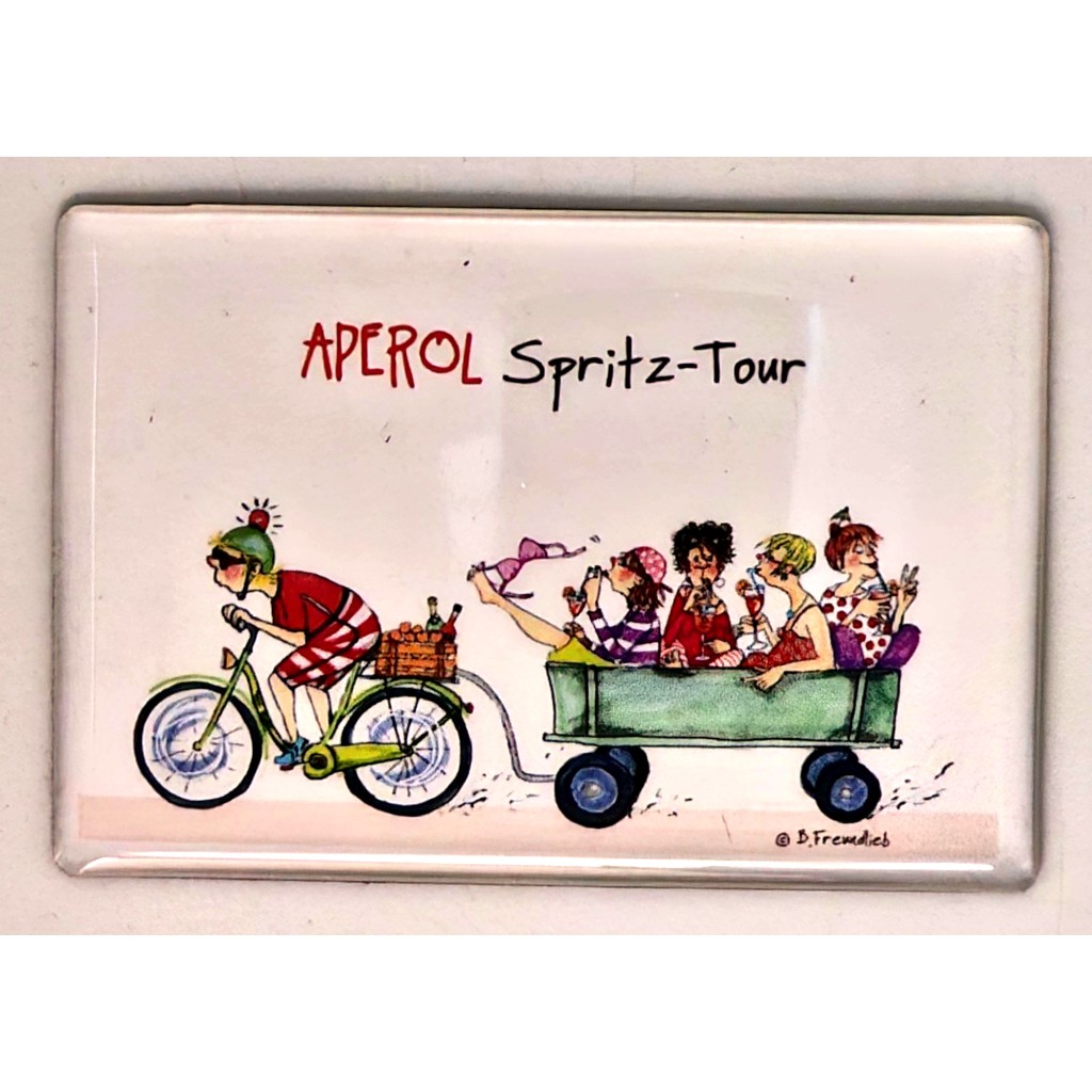 Magnet Barbara Freundlieb Aperol Spritz-Tour Magnet Barbara Freundlieb Aperol Spritz-Tour