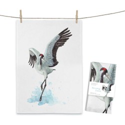 Geschirrtuch Kranich