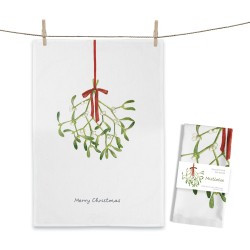 Geschirrtuch von Maluu Mistelzweig