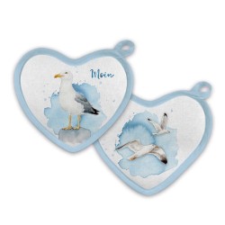 Topflappen Maritim Möwen Topflappen Maritim Möwen