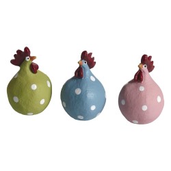 Ruth Vetter Hennen 3er Set, sortiert