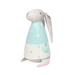 Osterhase Betty mit Schlappohren Blau mit Punkten XS Osterhase Betty mit Schlappohren Blau mit Punkten XS