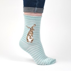 Motivsocken - Hase mit Biene- Wrendale Designs - Damensocken - 37-42 Motivsocken - Hase mit Biene- Wrendale Designs - Damensocken - 37-42