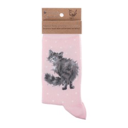 Motivsocken - Katze - Wrendale Designs - Damensocken - 37-42