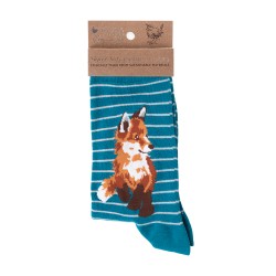 Motivsocken - Fuchsbaby - Wrendale Designs - Damensocken - 37-42