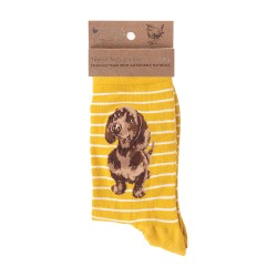 Motivsocken - Dackel - Wrendale Designs - Damensocken - 37-42