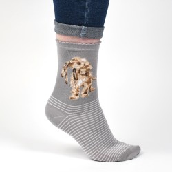 Motivsocken - Hundewelpe - Wrendale Designs - Damensocken - 37-42
