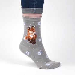 Motivsocken - Fuchs - Wrendale Designs - Damensocken - 37-42