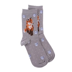 Motivsocken - Fuchs - Wrendale Designs - Damensocken - 37-42