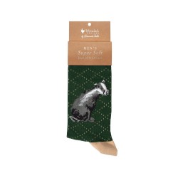 Motivsocken - Dachs - Wrendale Designs - Herrensocken - 41-46