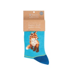Motivsocken - Fuchs - Wrendale Designs - Kindersocke - 27-31