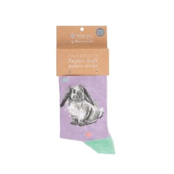Motivsocken - Hase - Wrendale Designs - Kindersocke - 27-31