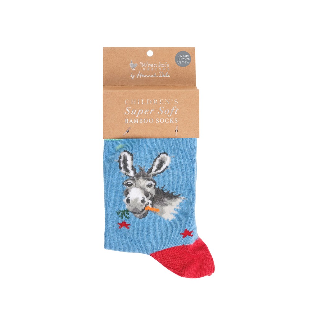 Motivsocken - Esel - Wrendale Designs - Kindersocke - 27-31 Motivsocken - Esel - Wrendale Designs - Kindersocke - 27-31