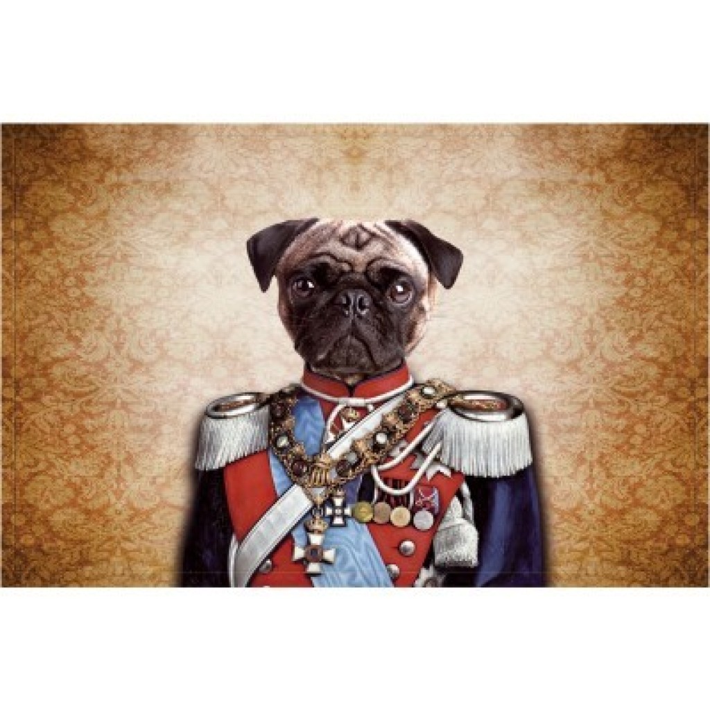 Fußmatte Mops Fußmatte Mops