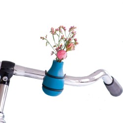 Fahrradvase Frieda blau