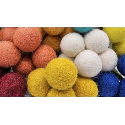 Gry & Sif Filzblume, 2 cm, Pfirsich Gry & Sif Filzblume, 2 cm, Pfirsich