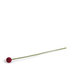 Gry & Sif Filzblume, 2 cm, Kirschrot Gry & Sif Filzblume, 2 cm, Kirschrot