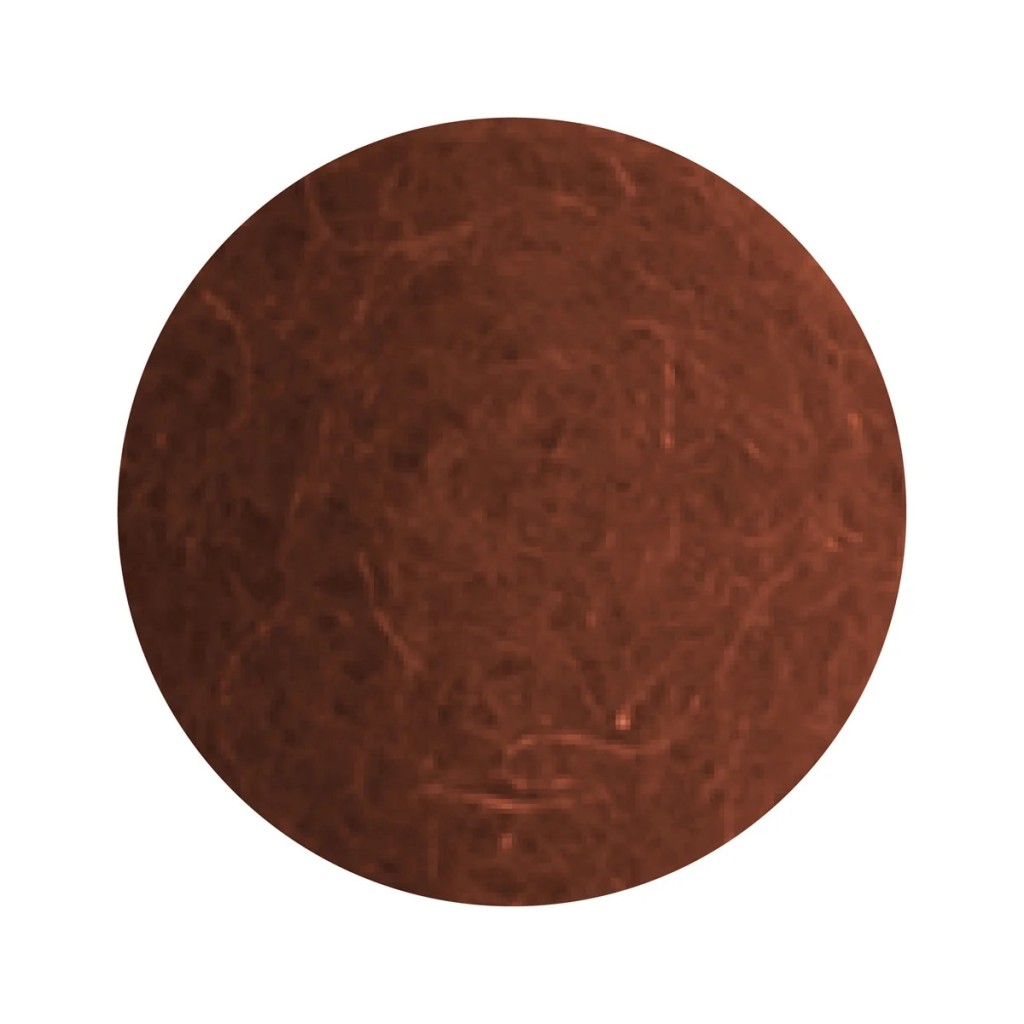 Gry & Sif Filzblume, 2 cm, Orangebraun Gry & Sif Filzblume, 2 cm, Orangebraun