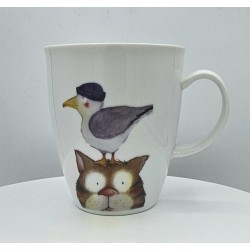 Becher Demim Ahoi Katze