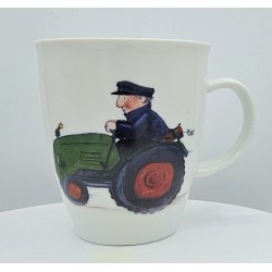 Becher Demim  - Trecker - Weihnachtsbaumlieferung