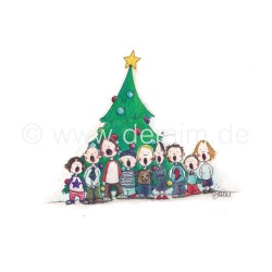 Postkarte Miriam Kramer Oh Tannenbaum...