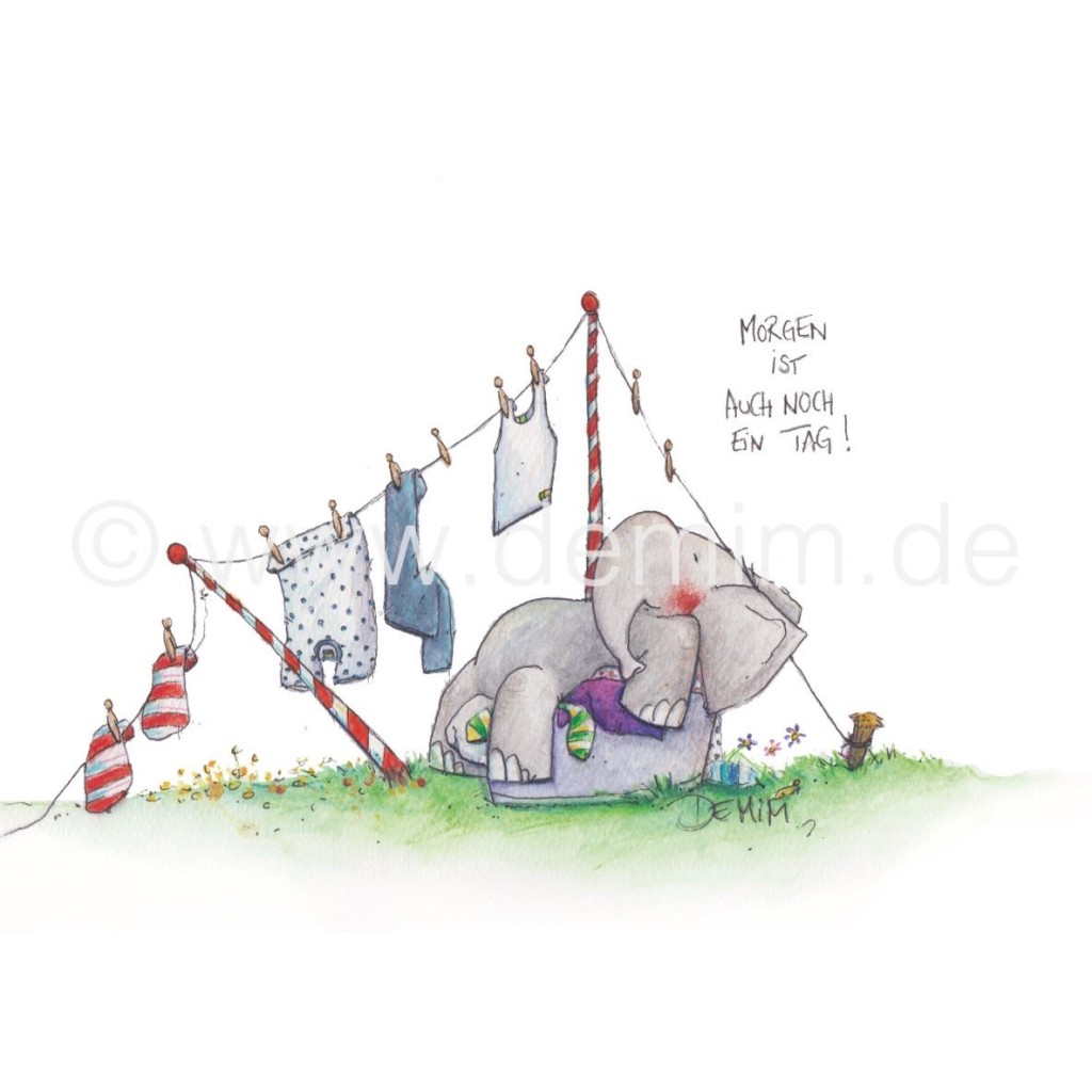 Postkarte Miriam Kramer Morgen ist auch noch ein Tag Postkarte Miriam Kramer Morgen ist auch noch ein Tag