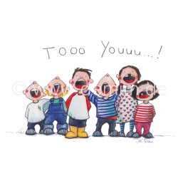 Postkarte Miriam Kramer Geburtstag TOOO YOUUUU!