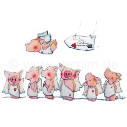 Postkarte Miriam Kramer Engelcasting