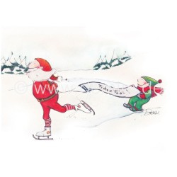 Postkarte Miriam Kramer Frohes Fest!