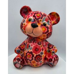 Pomme Pidou Spardose Bär Toto Blumen Pomme Pidou Spardose Bär Toto Blumen