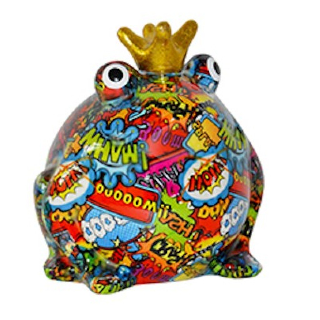 Pomme Pidou Spardose Frosch Freddy Grafitti E Pomme Pidou Spardose Frosch Freddy Grafitti E