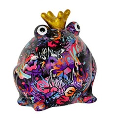 Pomme Pidou Spardose Frosch Freddy Grafitti F Pomme Pidou Spardose Frosch Freddy Grafitti F