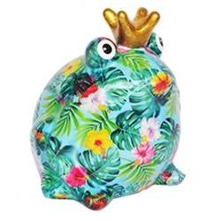 Pomme Pidou Spardose Frosch Freddy Palmenblätter