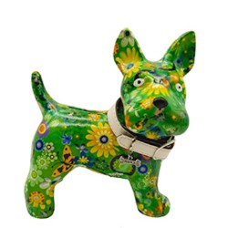 Pomme Pidou Spardose Hund Boomer Grün Schmetterlinge Pomme Pidou Spardose Hund Boomer Grün Schmetterlinge