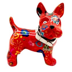 Pomme Pidou Spardose Hund Boomer Rot Pomme Pidou Spardose Hund Boomer Rot