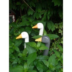 Gartenstecker Gänsehälse 3er Set /Mix Gartenstecker Gänsehälse 3er Set /Mix