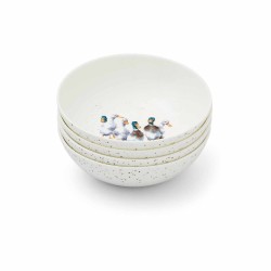 Royal Worcester Wrendale Design Müslischale, 15.3 cm Enten