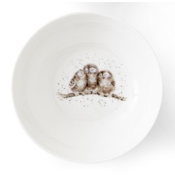 Royal Worcester Wrendale Design Müslischale,15 cm Eulen
