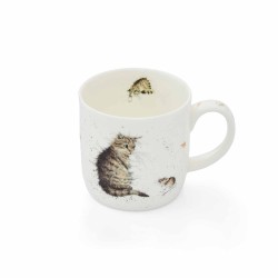Wrendale Design Tasse Katze mit Maus 0.3 ltr.