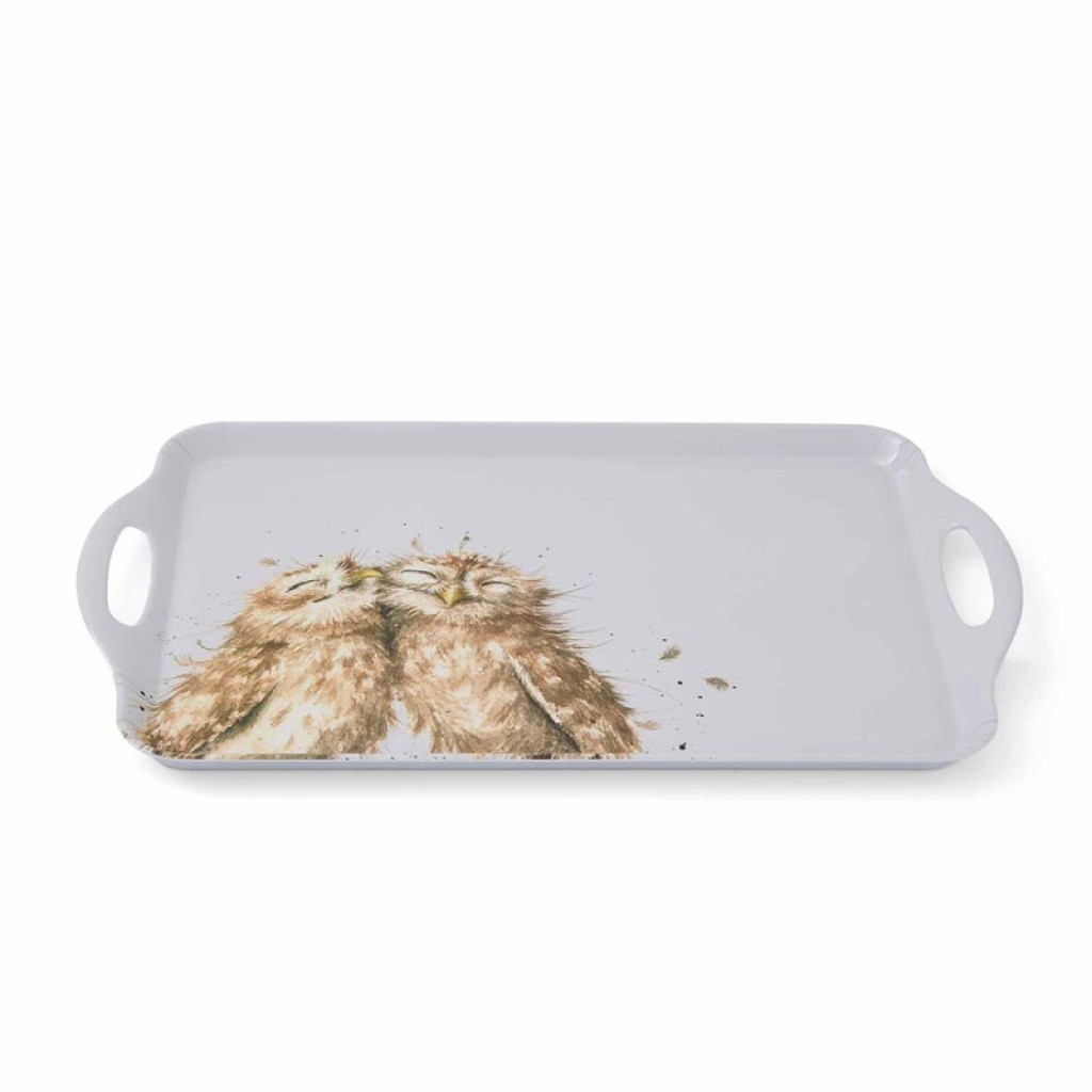 Wrendale Design by Hannah Dale Tablett mit Eulen Wrendale Design by Hannah Dale Tablett mit Eulen