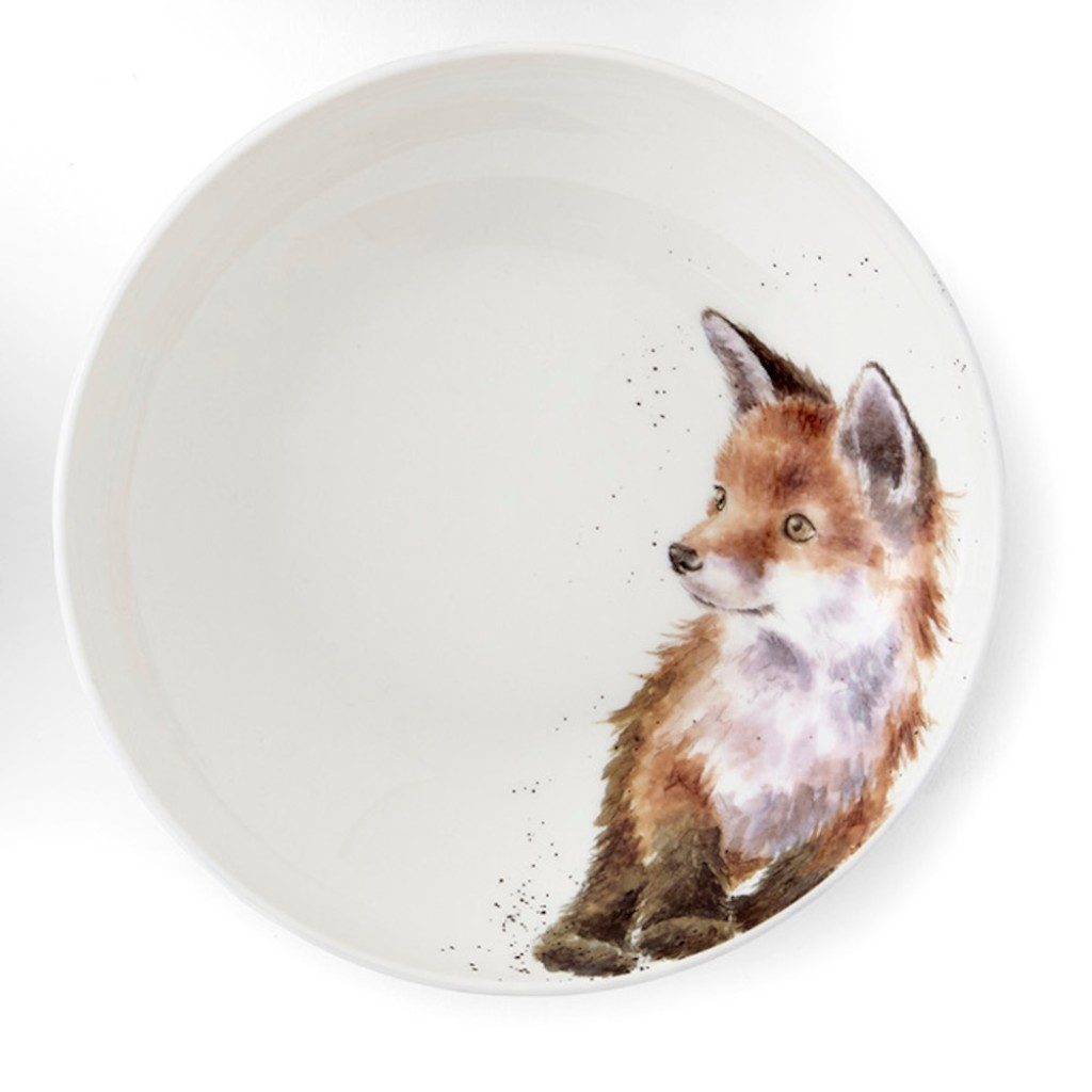Wrendale Design Pastateller, 22cm, Fuchs Wrendale Design Pastateller, 22cm, Fuchs