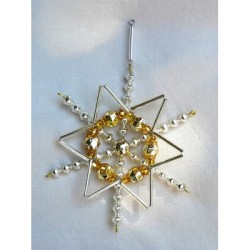Gablonzer Christbaumschmuck Eiskristall 12cm Gablonzer Christbaumschmuck Eiskristall 12cm