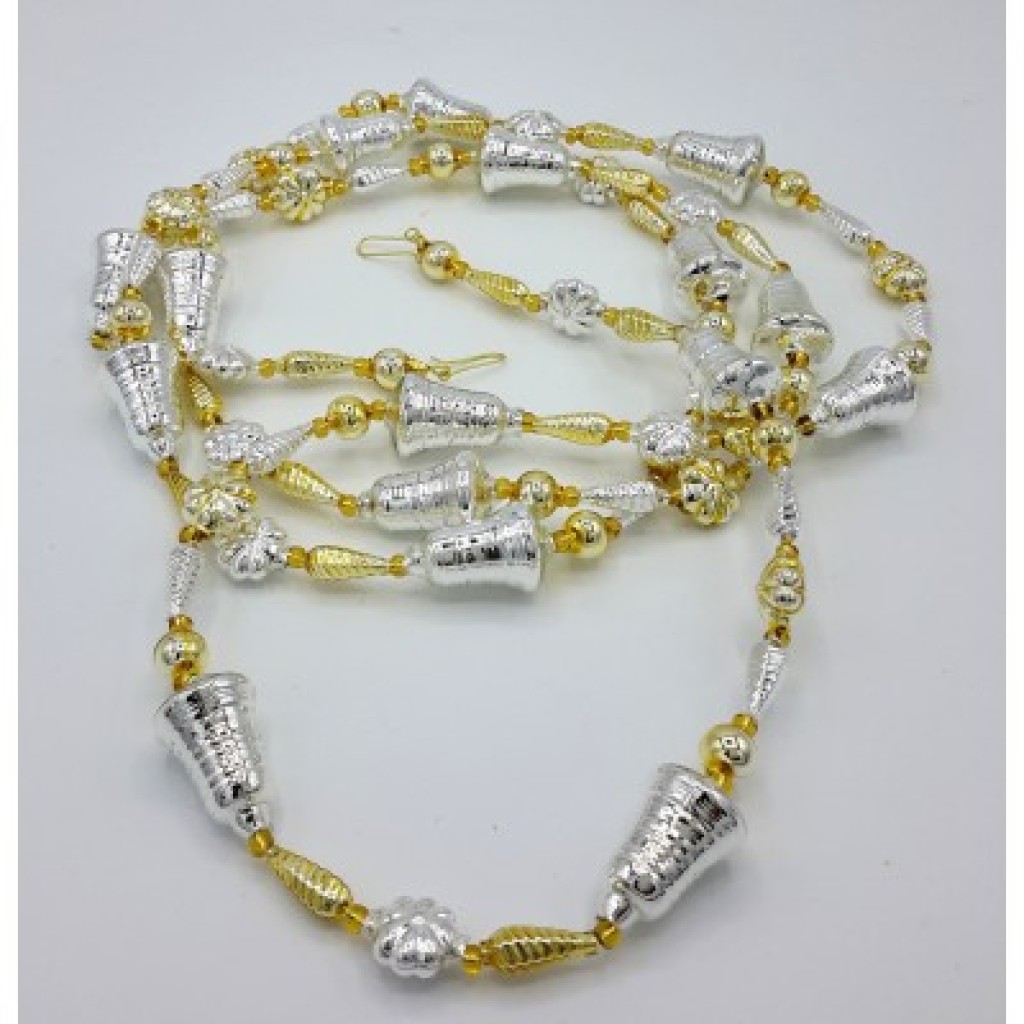 Gablonzer Christbaumschmuck Kette ca. 185cm Gablonzer Christbaumschmuck Kette ca. 185cm