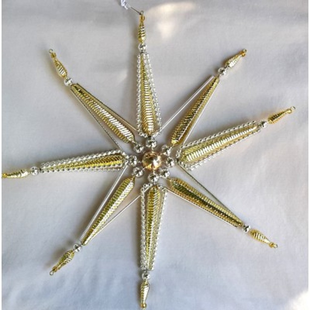 Gablonzer Christbaumschmuck Stern 25cm Gablonzer Christbaumschmuck Stern 25cm