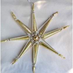 Gablonzer Christbaumschmuck Stern 25cm Gablonzer Christbaumschmuck Stern 25cm