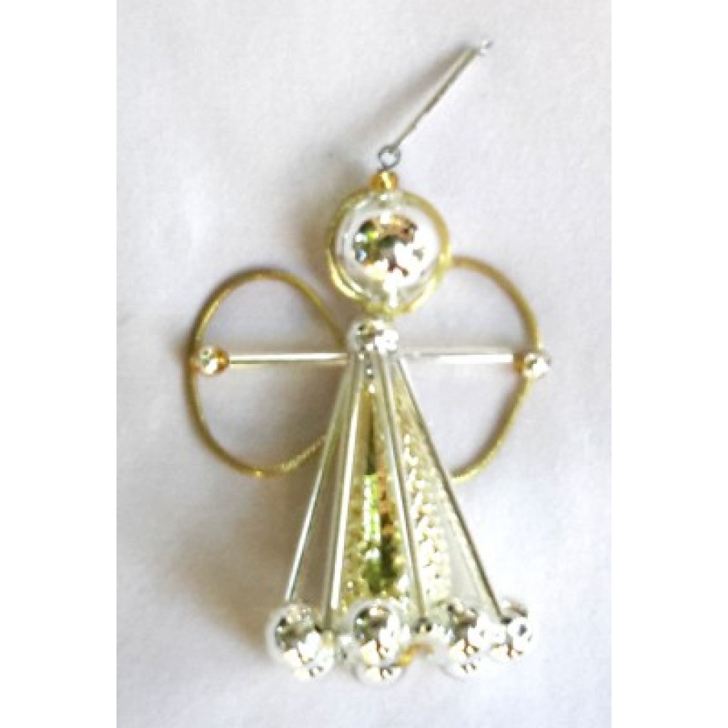 Gablonzer Christbaumschmuck Engel 9cm Gablonzer Christbaumschmuck Engel 9cm